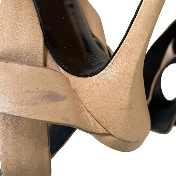Alexander Wang Sonja Bandage Pumps Nude Pointed Toe Size 40 US 10 Heels - Picture 11 of 16